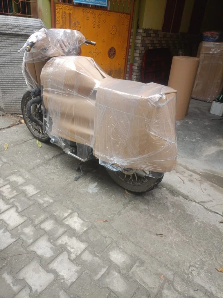 Professional car shifting in Patna by Mehar Packers and Movers with secure wrapping and packing